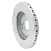 E-Line Drilled & Slotted Silver Brake Rotor, 2004-2008 GM, Position: Front Right - image 1