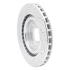 E-Line Drilled & Slotted Silver Brake Rotor, 2005-2013 GM, Position: Front Right - image 2