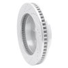 E-Line Drilled & Slotted Silver Brake Rotor, 2006-2011 GM, Position: Front Right - image 2