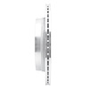 E-Line Drilled & Slotted Silver Brake Rotor, 2013-2019 GM, Position: Rear Right - image 1