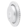 E-Line Drilled & Slotted Silver Brake Rotor, 2013-2019 GM, Position: Rear Right - image 3