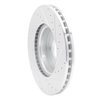E-Line Drilled & Slotted Silver Brake Rotor, Fits Select GM, Position: Front Left - image 3