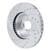 E-Line Drilled & Slotted Silver Brake Rotor, 2014-2020 GM, Position: Front Right - image 4