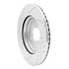 E-Line Drilled & Slotted Silver Brake Rotor, 2016-2020 GM, Position: Rear Right - image 2