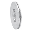 E-Line Drilled & Slotted Silver Brake Rotor, 2004-2017 GM, Position: Front Right - image 1
