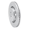 E-Line Drilled & Slotted Silver Brake Rotor, 2004-2017 GM, Position: Front Right - image 4
