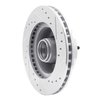 E-Line Drilled & Slotted Silver Brake Rotor, 1967-1974 GM, Position: Front Left - image 3