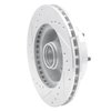 E-Line Drilled & Slotted Silver Brake Rotor, 1967-1974 GM, Position: Front Right - image 3