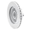 E-Line Drilled & Slotted Silver Brake Rotor, 1970-1981 GM, Position: Front Left - image 3