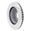 E-Line Drilled & Slotted Silver Brake Rotor, 1963-1982 GM, Position: Front & Rear Right - image 3