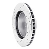 E-Line Drilled & Slotted Silver Brake Rotor, 1963-1982 GM, Position: Front Right - image 1