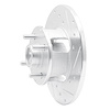 E-Line Drilled & Slotted Silver Brake Rotor, 1978-1987 GM, Position: Front Right - image 1