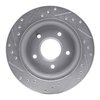 E-Line Drilled & Slotted Silver Brake Rotor, 1984-1987 GM, Position: Front Right - image 4