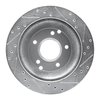 E-Line Drilled & Slotted Silver Brake Rotor, 1988-1996 GM, Position: Rear Left - image 4