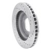 E-Line Drilled & Slotted Silver Brake Rotor, 1967-1970 GM, Position: Front Left - image 2