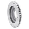 E-Line Drilled & Slotted Silver Brake Rotor, 1967-1970 GM, Position: Front Right - image 2