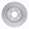 E-Line Drilled & Slotted Silver Brake Rotor, 2005-2005 GM, Position: Front Right - image 1