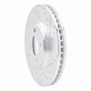 E-Line Drilled & Slotted Silver Brake Rotor, 2005-2005 GM, Position: Front Right - image 2