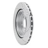 E-Line Drilled & Slotted Silver Brake Rotor, 2006-2013 GM, Position: Rear Left - image 2