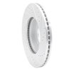 E-Line Drilled & Slotted Silver Brake Rotor, 2007-2010 GM, Position: Front Left - image 2