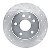 E-Line Drilled & Slotted Silver Brake Rotor, Fits Select GM, Position: Rear Right - image 1
