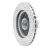 E-Line Drilled & Slotted Silver Brake Rotor, 1985-1992 GM, Position: Front Left - image 2