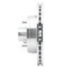 E-Line Drilled & Slotted Silver Brake Rotor, 1985-1992 GM, Position: Front Left - image 3