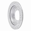 E-Line Drilled & Slotted Silver Brake Rotor, 1991-1998 GM, Position: Front Right - image 4