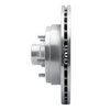 E-Line Drilled & Slotted Silver Brake Rotor, 1977-1995 GM, Position: Front Left - image 4