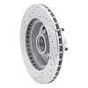 E-Line Drilled & Slotted Silver Brake Rotor, 1977-1995 GM, Position: Front Right - image 1