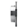 E-Line Drilled & Slotted Silver Brake Rotor, 2007-2015 GM, Position: Rear Left - image 4