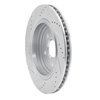 E-Line Drilled & Slotted Silver Brake Rotor, Fits Select GM, Position: Rear Right - image 3