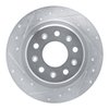 E-Line Drilled & Slotted Silver Brake Rotor, Fits Select GM, Position: Rear Left - image 2