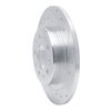 E-Line Drilled & Slotted Silver Brake Rotor, Fits Select GM, Position: Rear Right - image 3