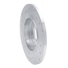 E-Line Drilled & Slotted Silver Brake Rotor, Fits Select GM, Position: Rear Right - image 4