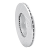 E-Line Drilled & Slotted Silver Brake Rotor, Fits Select GM, Position: Front Right - image 1