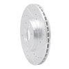 E-Line Drilled & Slotted Silver Brake Rotor, Fits Select GM, Position: Front Right - image 2