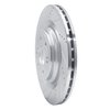 E-Line Drilled & Slotted Silver Brake Rotor, 2015-2020 GM, Position: Front Left - image 3