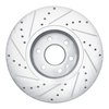 E-Line Drilled & Slotted Silver Brake Rotor, Fits Select GM, Position: Front Right - image 2