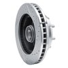 E-Line Drilled & Slotted Silver Brake Rotor, 1974-2006 GM, Position: Front Left - image 2