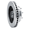 E-Line Drilled & Slotted Silver Brake Rotor, 1974-2006 GM, Position: Front Right - image 1