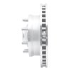 E-Line Drilled & Slotted Silver Brake Rotor, 1971-1995 GM, Position: Front Left - image 3