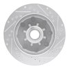 E-Line Drilled & Slotted Silver Brake Rotor, 1971-1995 GM, Position: Front Left - image 4