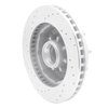E-Line Drilled & Slotted Silver Brake Rotor, 1971-1995 GM, Position: Front Right - image 4