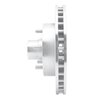 E-Line Drilled & Slotted Silver Brake Rotor, 1983-1992 GM, Position: Front Left - image 3