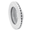 E-Line Drilled & Slotted Silver Brake Rotor, 1988-2000 GM, Position: Front Left - image 1
