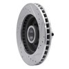 E-Line Drilled & Slotted Silver Brake Rotor, 1988-1994 GM, Position: Front Left - image 3