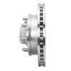 E-Line Drilled & Slotted Silver Brake Rotor, 1988-1996 GM, Position: Front Left - image 3