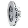 E-Line Drilled & Slotted Silver Brake Rotor, 1988-1996 GM, Position: Front Left - image 4