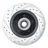 E-Line Drilled & Slotted Silver Brake Rotor, 1990-2002 GM, Position: Front Right - image 4